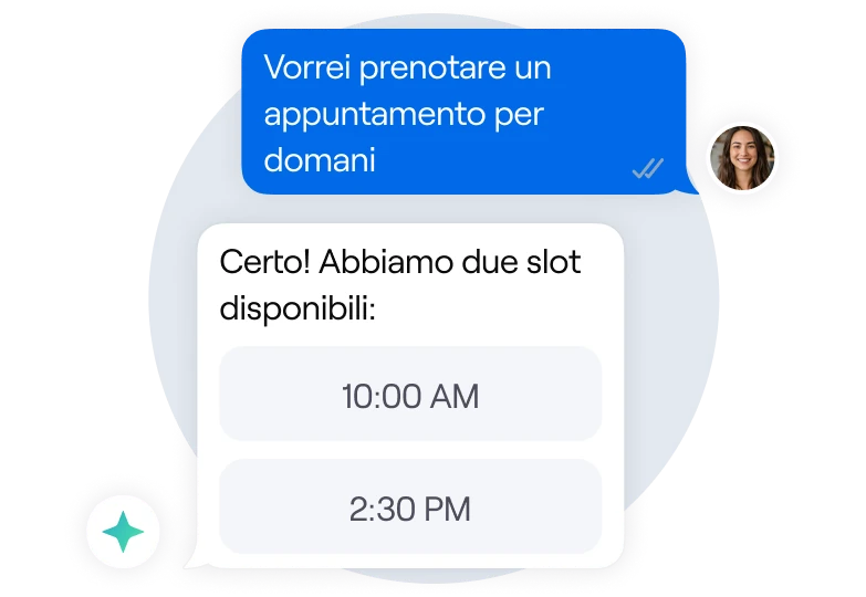 Ejemplo: Fissa appuntamenti