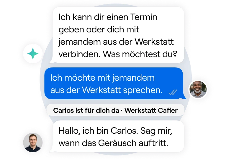 Ejemplo: Erfindet nie etwas