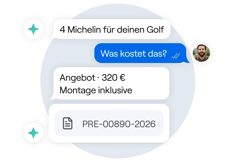 Ejemplo: Erstellt Reifenangebote