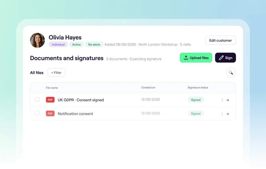 Compliance · E-Sign